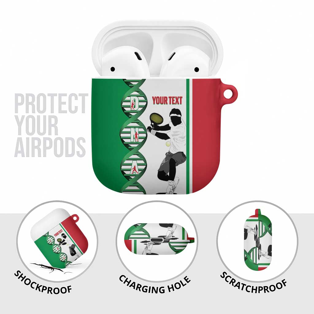Personalised Italy Tennis AirPods Case Its In My DNA - Wonder Print Shop