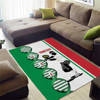 Personalised Italy Tennis Area Rug Its In My DNA - Wonder Print Shop