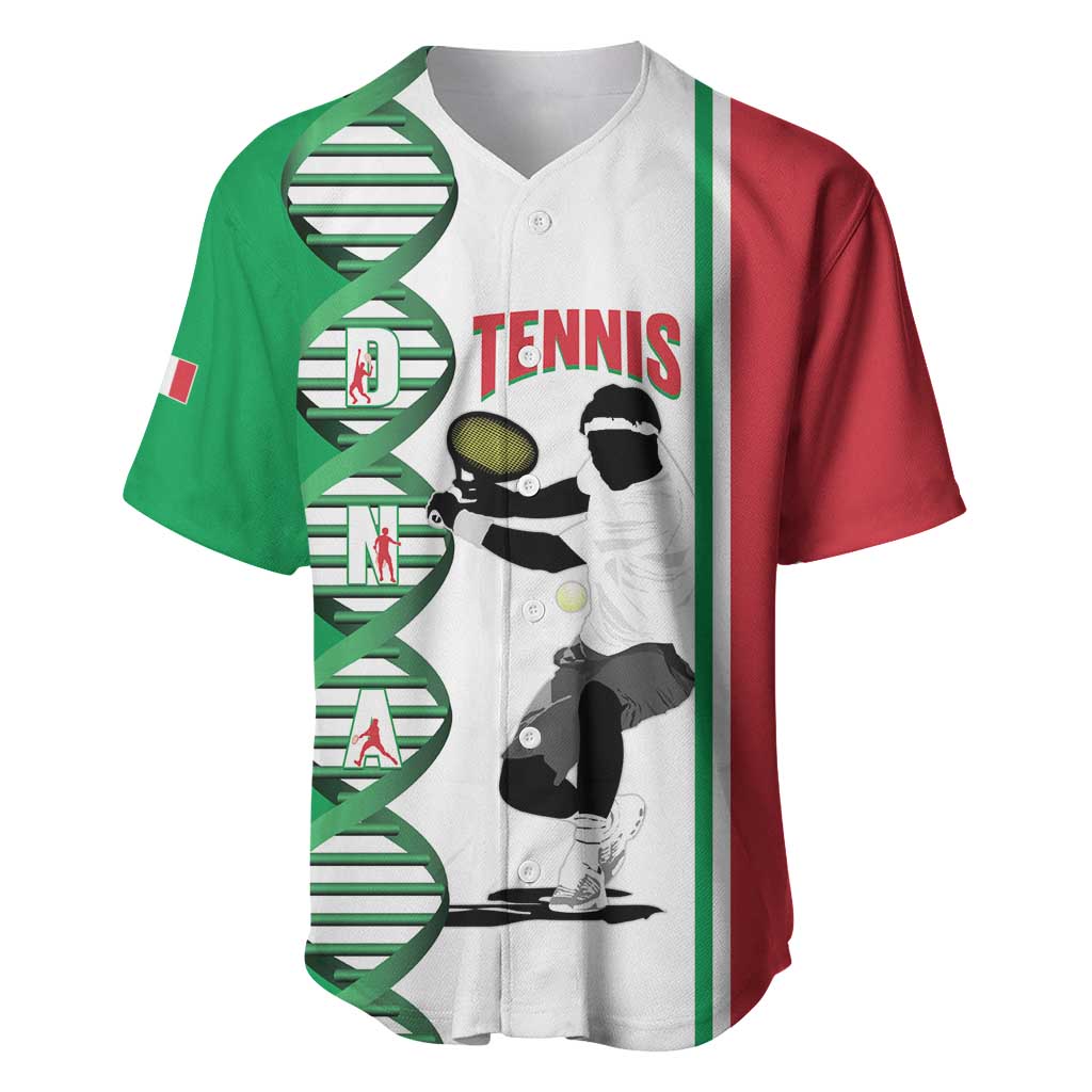 Personalised Italy Tennis Baseball Jersey Its In My DNA - Wonder Print Shop