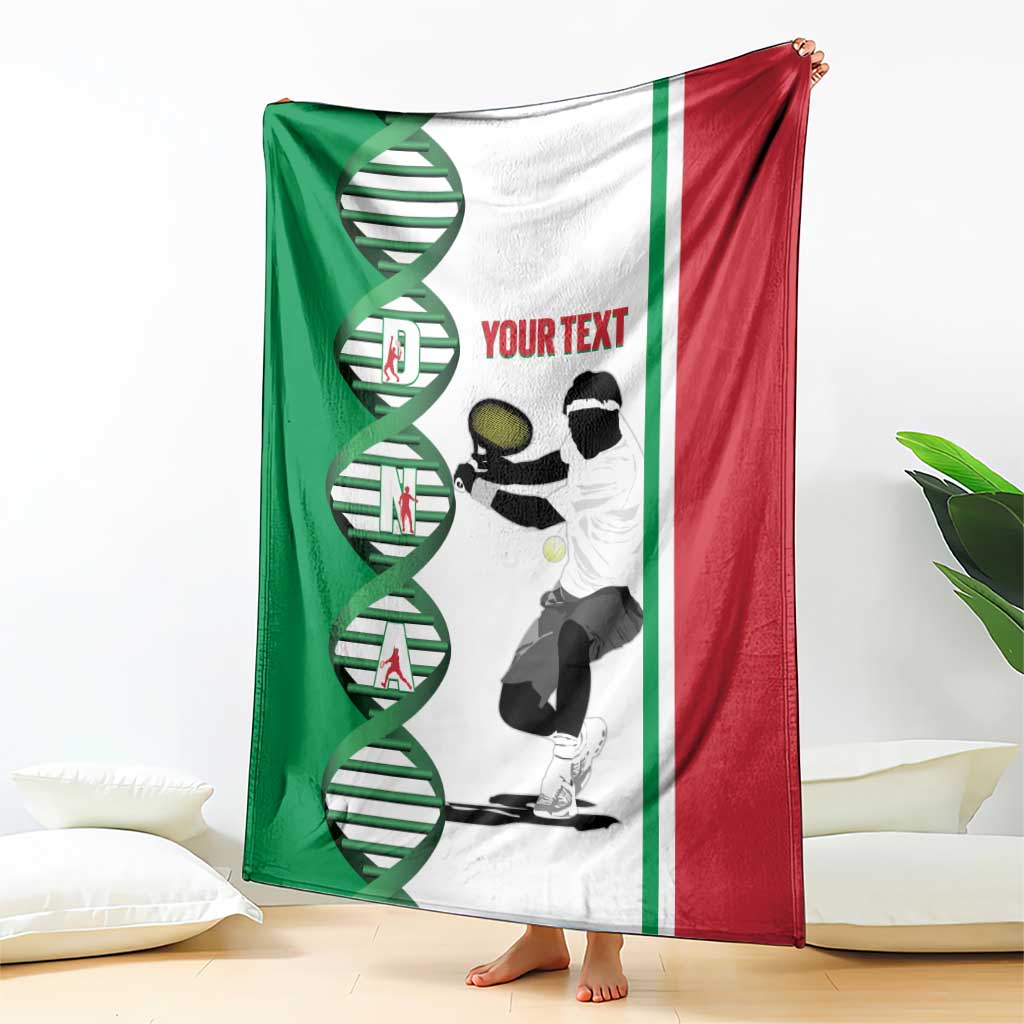 Personalised Italy Tennis Blanket Its In My DNA - Wonder Print Shop