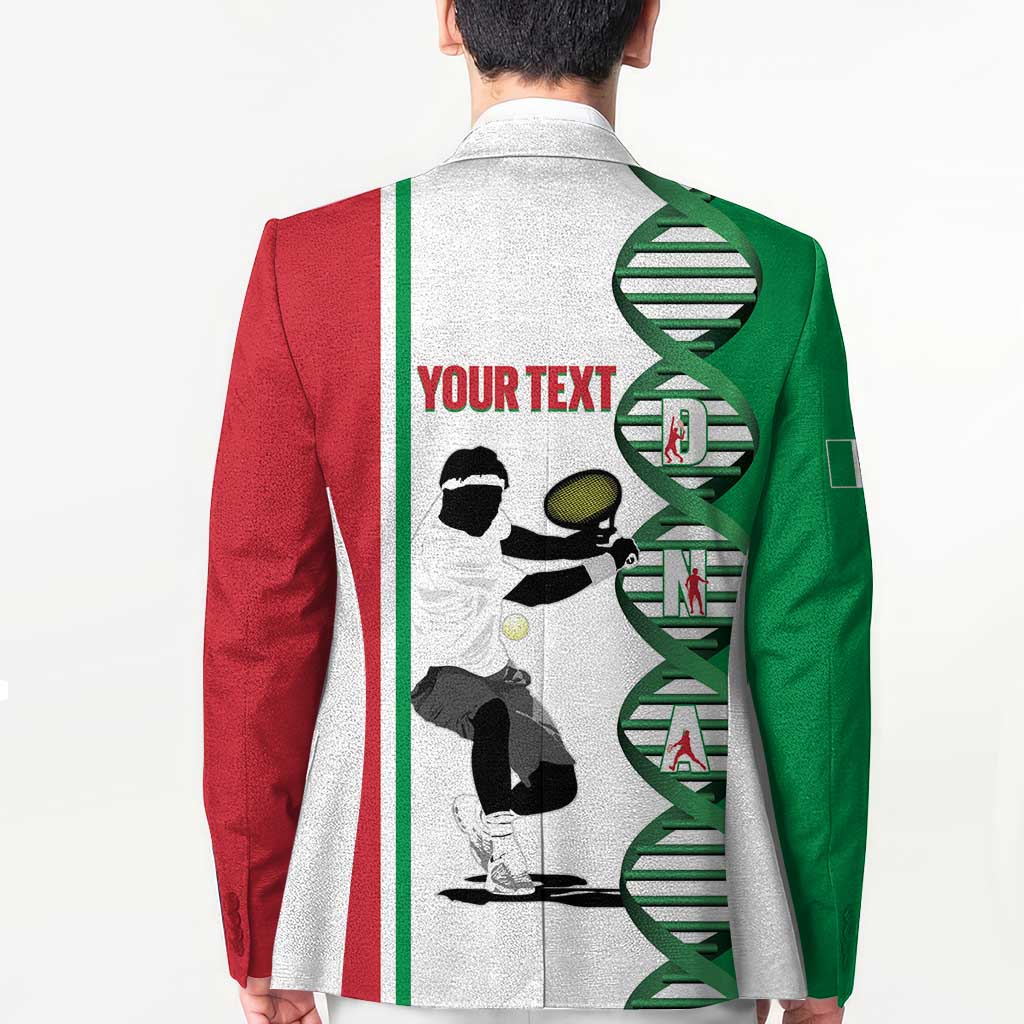 Personalised Italy Tennis Blazer Its In My DNA - Wonder Print Shop