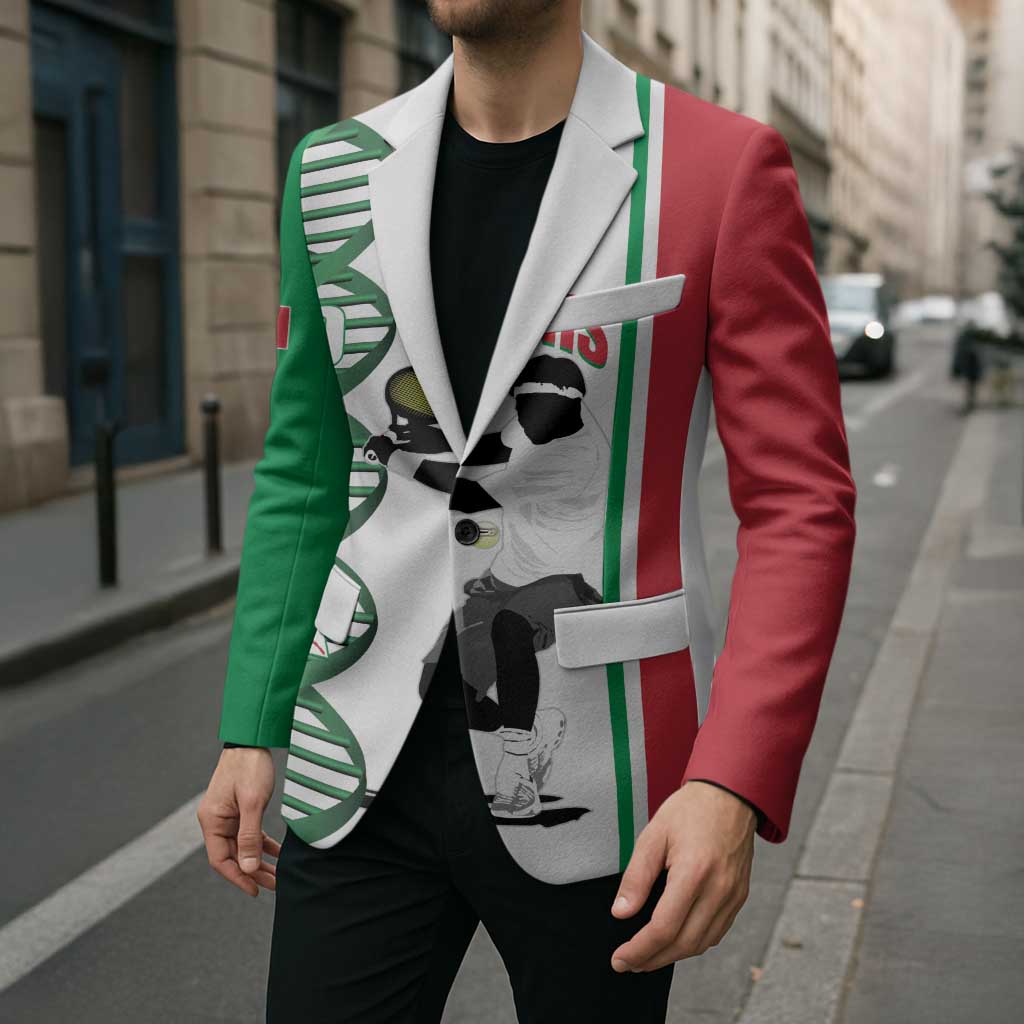 Personalised Italy Tennis Blazer Its In My DNA - Wonder Print Shop