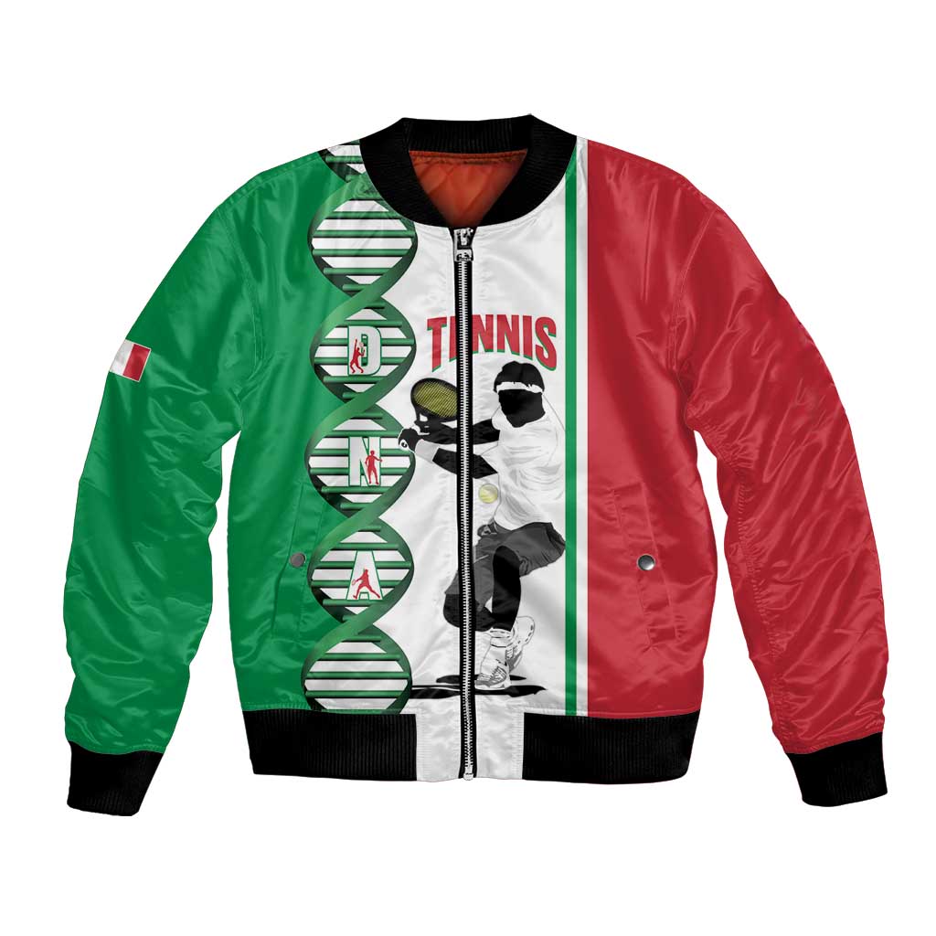 Personalised Italy Tennis Bomber Jacket Its In My DNA - Wonder Print Shop