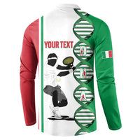 Personalised Italy Tennis Button Sweatshirt Its In My DNA - Wonder Print Shop