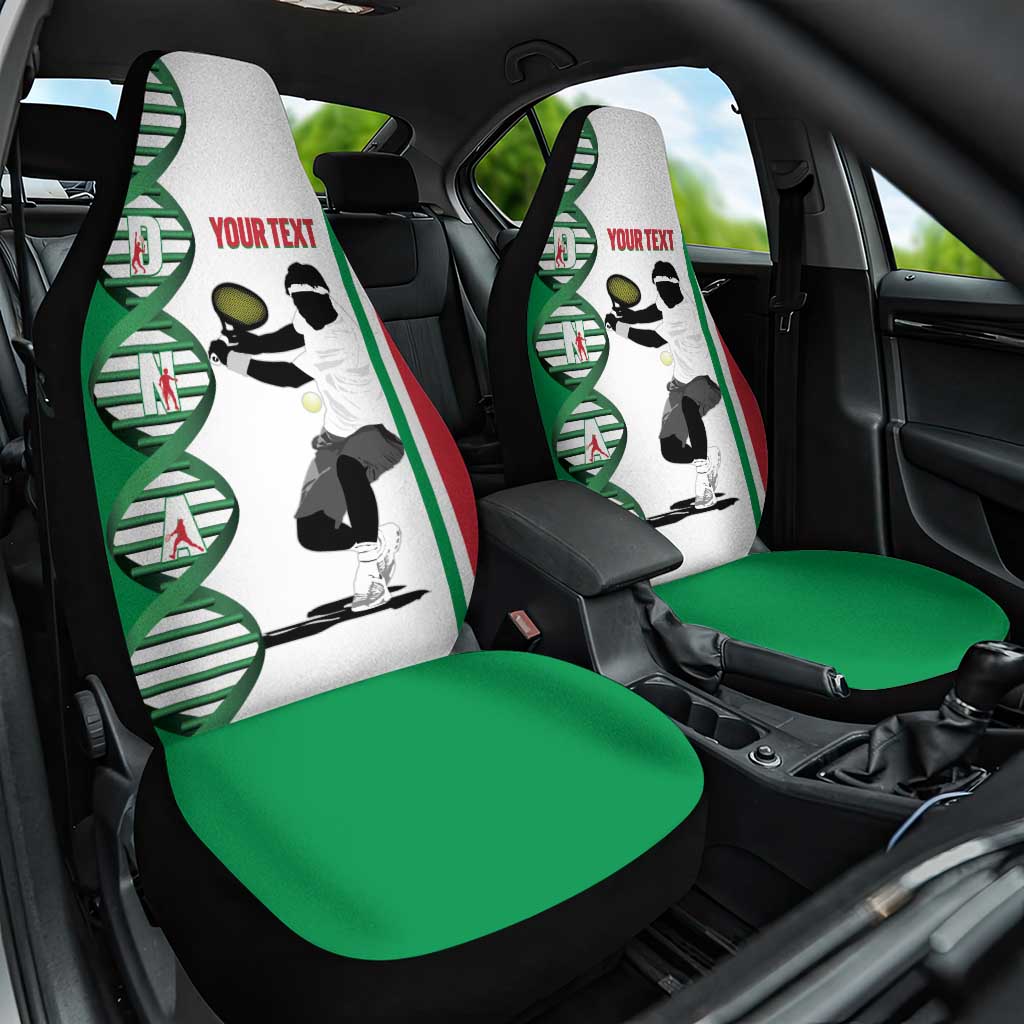 Personalised Italy Tennis Car Seat Cover Its In My DNA - Wonder Print Shop