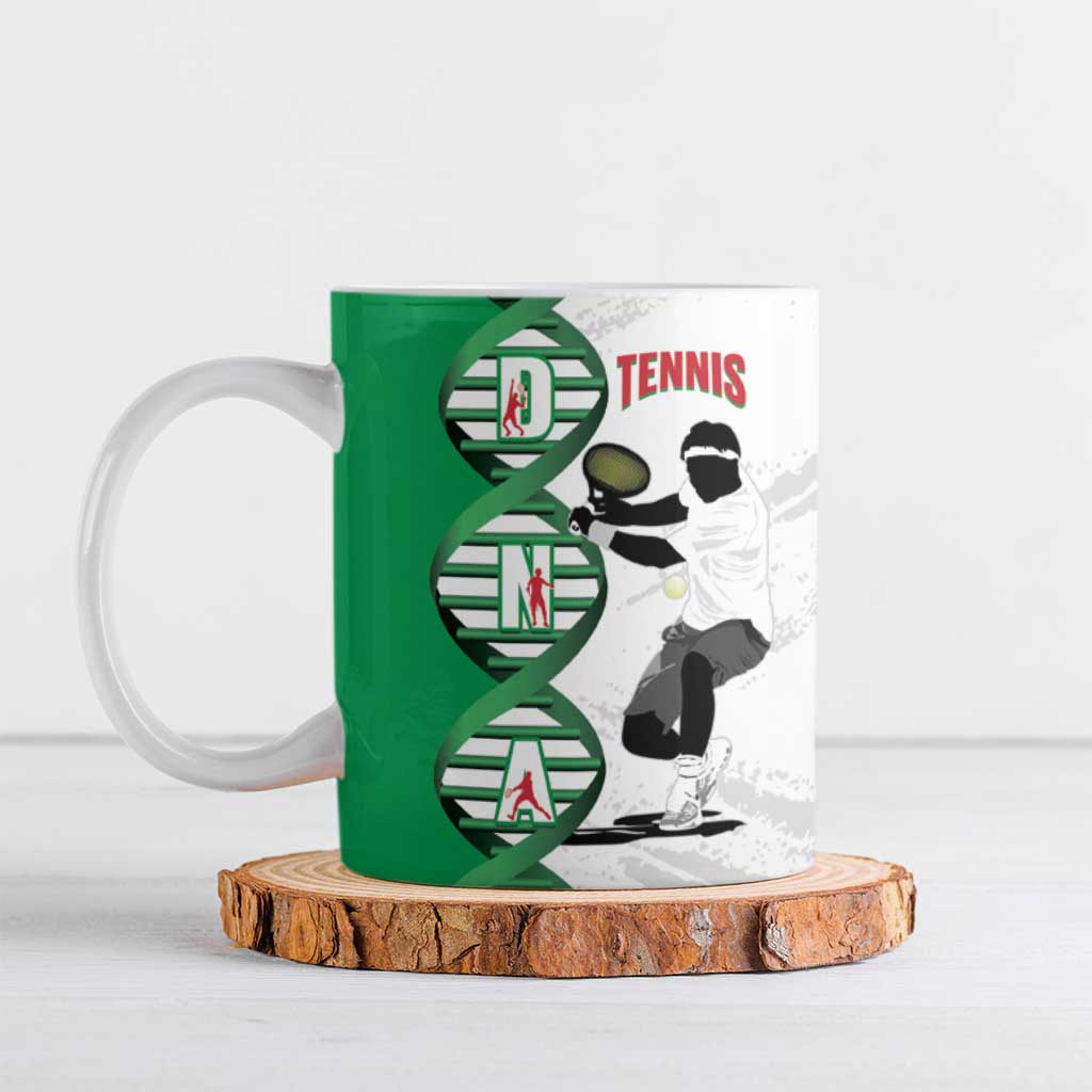 Personalised Italy Tennis Ceramic Mug Its In My DNA - Wonder Print Shop