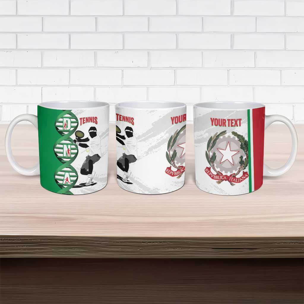 Personalised Italy Tennis Ceramic Mug Its In My DNA - Wonder Print Shop