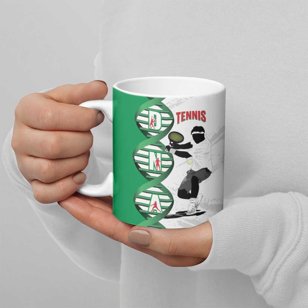 Personalised Italy Tennis Ceramic Mug Its In My DNA - Wonder Print Shop