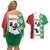 Personalised Italy Tennis Couples Matching Off Shoulder Short Dress and Hawaiian Shirt Its In My DNA - Wonder Print Shop
