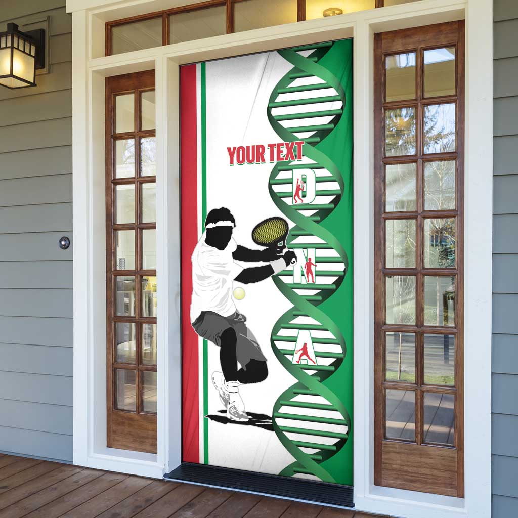 Personalised Italy Tennis Door Cover Its In My DNA - Wonder Print Shop