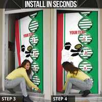 Personalised Italy Tennis Door Cover Its In My DNA - Wonder Print Shop