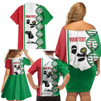 Personalised Italy Tennis Family Matching Off Shoulder Short Dress and Hawaiian Shirt Its In My DNA - Wonder Print Shop