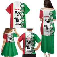 Personalised Italy Tennis Family Matching Puletasi and Hawaiian Shirt Its In My DNA - Wonder Print Shop