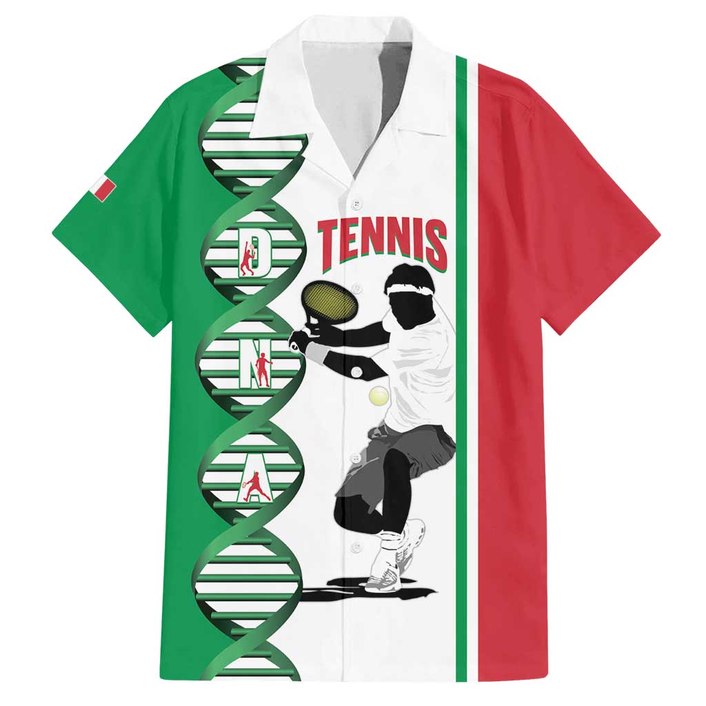 Personalised Italy Tennis Family Matching Puletasi and Hawaiian Shirt Its In My DNA - Wonder Print Shop