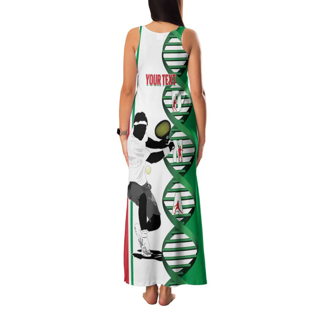 Personalised Italy Tennis Family Matching Tank Maxi Dress and Hawaiian Shirt Its In My DNA - Wonder Print Shop