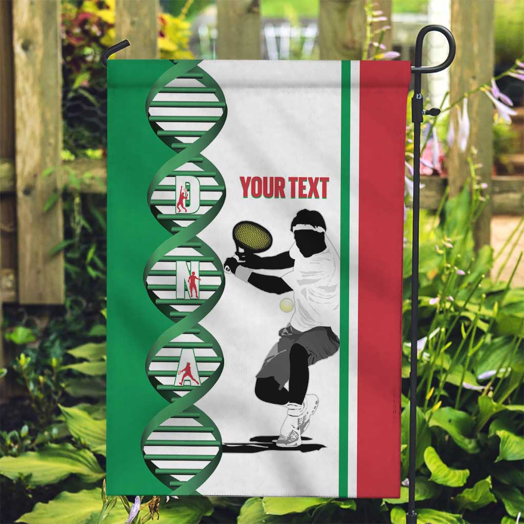 Personalised Italy Tennis Garden Flag Its In My DNA - Wonder Print Shop