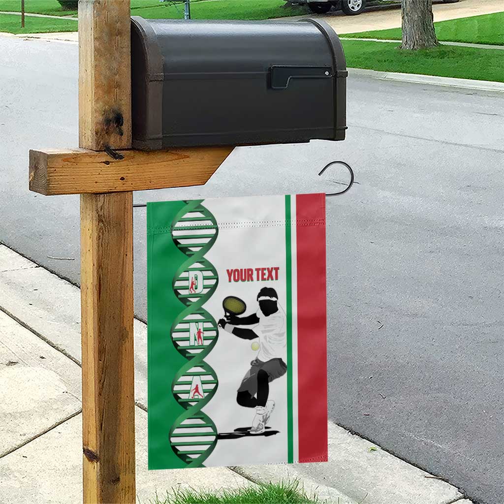 Personalised Italy Tennis Garden Flag Its In My DNA - Wonder Print Shop