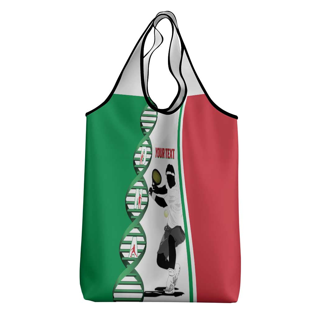 Personalised Italy Tennis Grocery Bag Its In My DNA - Wonder Print Shop