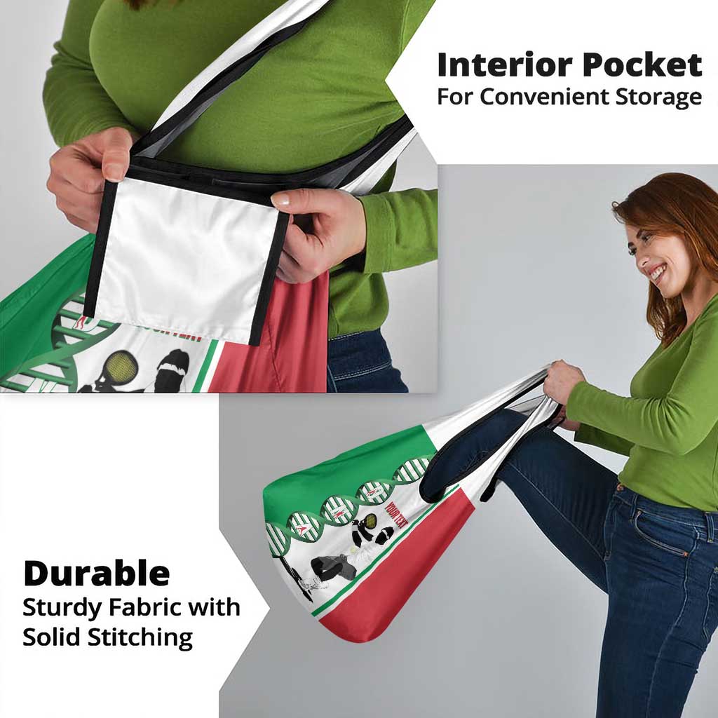 Personalised Italy Tennis Grocery Bag Its In My DNA - Wonder Print Shop