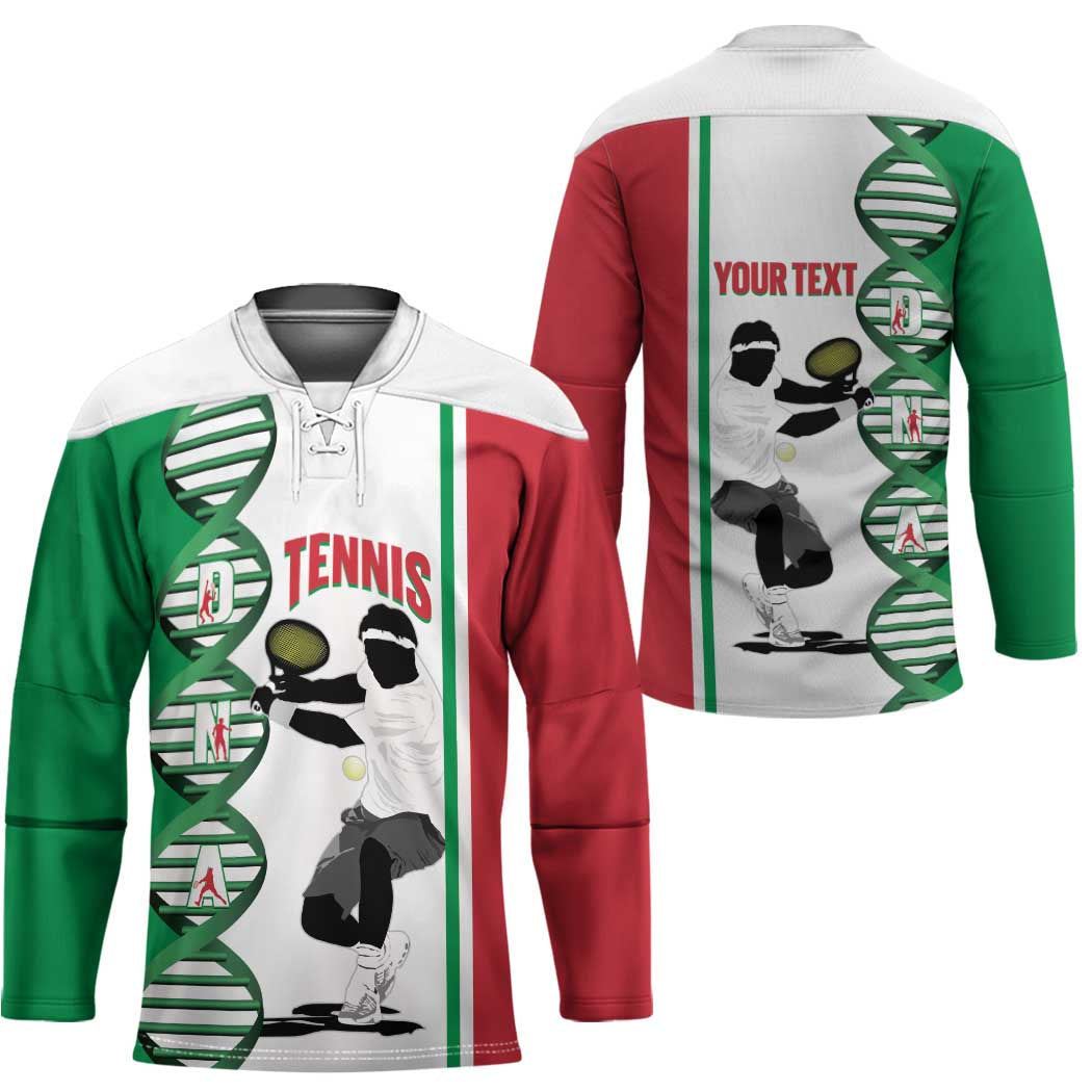 Personalised Italy Tennis Hockey Jersey Its In My DNA - Wonder Print Shop