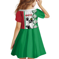 Personalised Italy Tennis Kid Short Sleeve Dress Its In My DNA - Wonder Print Shop