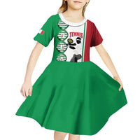 Personalised Italy Tennis Kid Short Sleeve Dress Its In My DNA - Wonder Print Shop