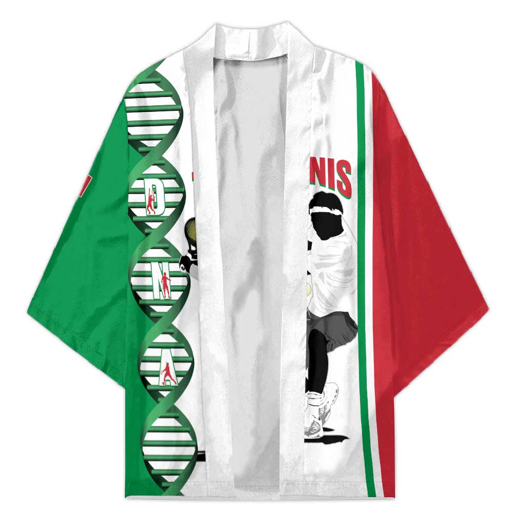 Personalised Italy Tennis Kimono Its In My DNA - Wonder Print Shop