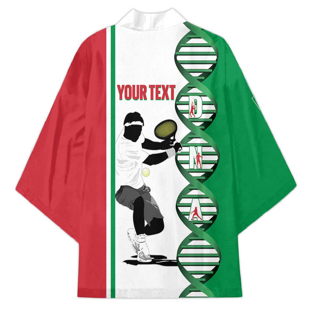 Personalised Italy Tennis Kimono Its In My DNA - Wonder Print Shop