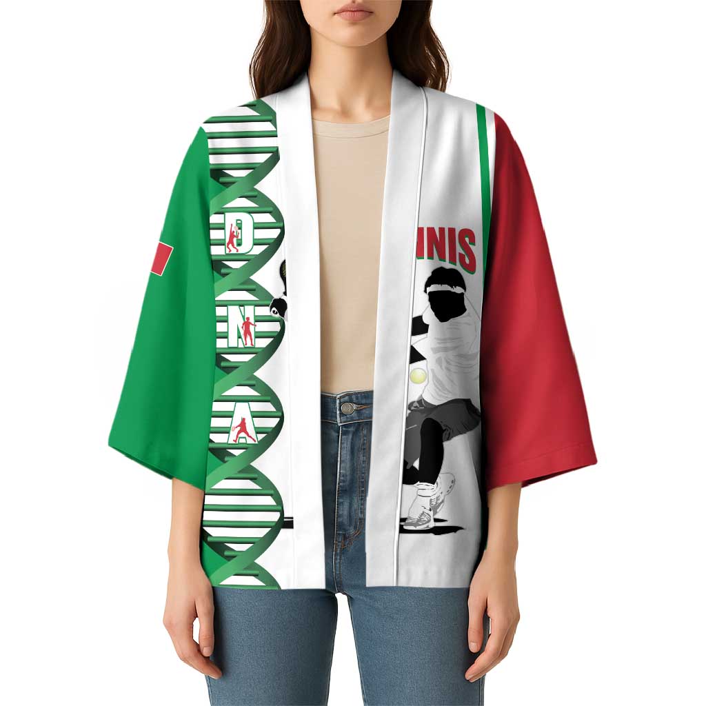 Personalised Italy Tennis Kimono Its In My DNA - Wonder Print Shop