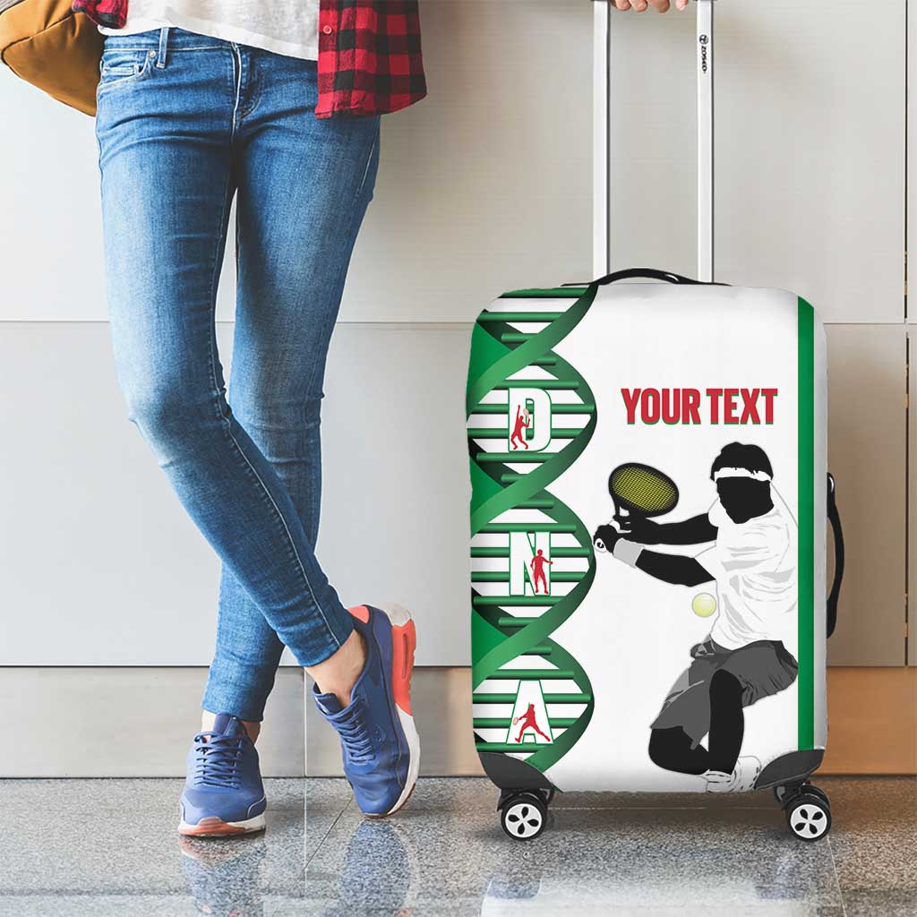 Personalised Italy Tennis Luggage Cover Its In My DNA - Wonder Print Shop