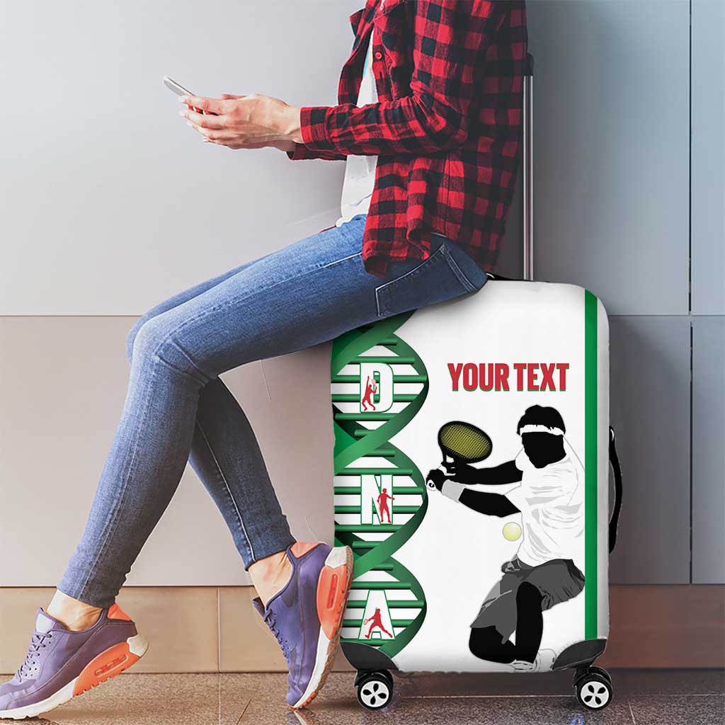Personalised Italy Tennis Luggage Cover Its In My DNA - Wonder Print Shop