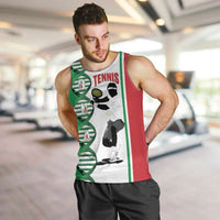 Personalised Italy Tennis Men Tank Top Its In My DNA - Wonder Print Shop