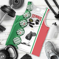 Personalised Italy Tennis Men Tank Top Its In My DNA - Wonder Print Shop