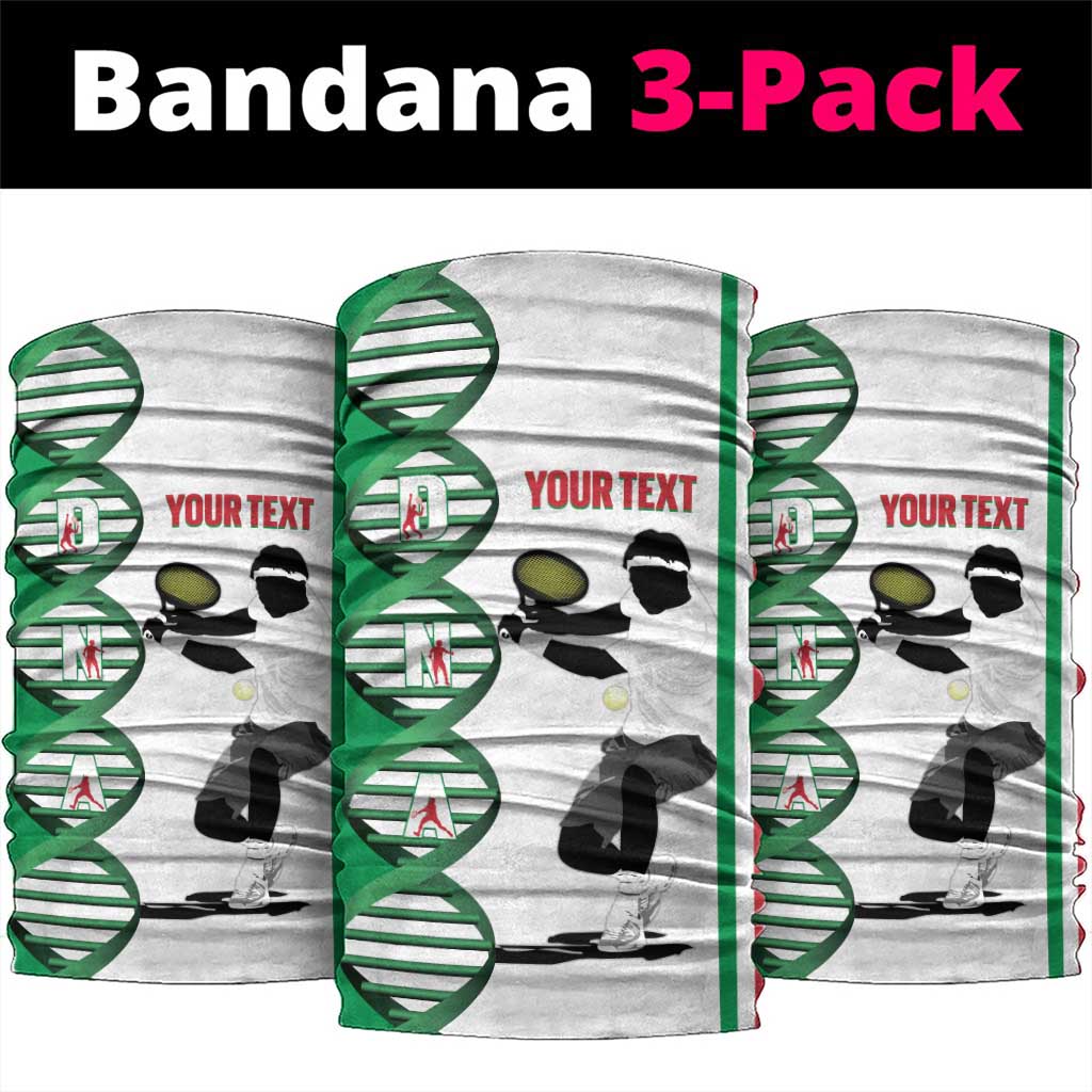 Personalised Italy Tennis Neck Gaiter Its In My DNA - Wonder Print Shop