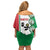 Personalised Italy Tennis Off Shoulder Short Dress Its In My DNA - Wonder Print Shop
