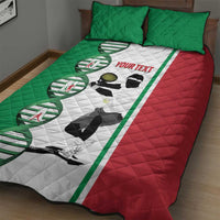 Personalised Italy Tennis Quilt Bed Set Its In My DNA - Wonder Print Shop