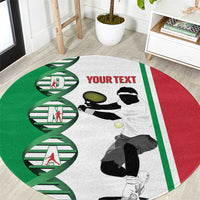 Personalised Italy Tennis Round Carpet Its In My DNA - Wonder Print Shop