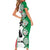 Personalised Italy Tennis Short Sleeve Bodycon Dress Its In My DNA - Wonder Print Shop