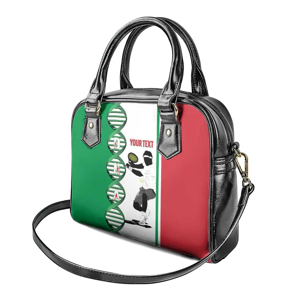Personalised Italy Tennis Shoulder Handbag Its In My DNA - Wonder Print Shop