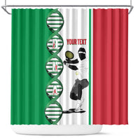 Personalised Italy Tennis Shower Curtain Its In My DNA - Wonder Print Shop