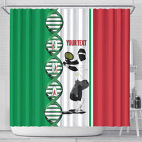 Personalised Italy Tennis Shower Curtain Its In My DNA - Wonder Print Shop