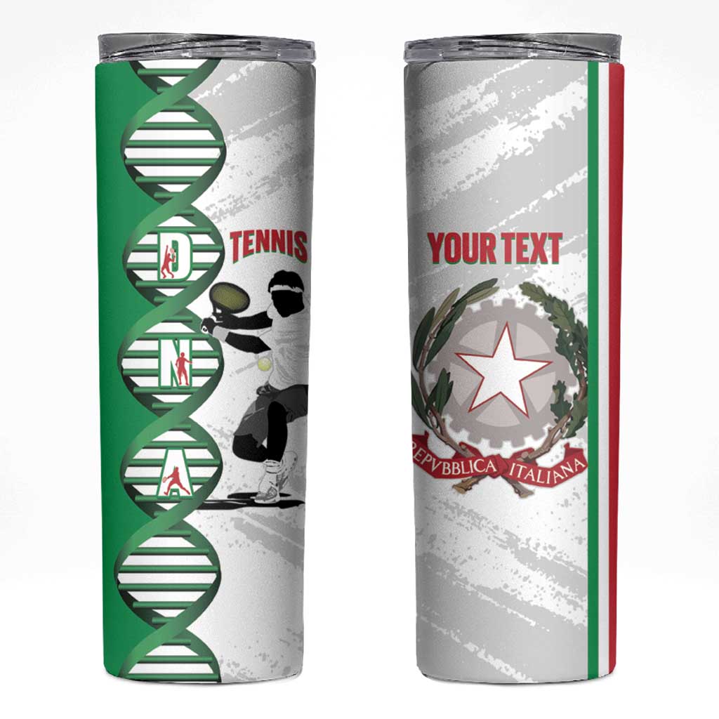 Personalised Italy Tennis Skinny Tumbler Its In My DNA - Wonder Print Shop