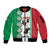 Personalised Italy Tennis Sleeve Zip Bomber Jacket Its In My DNA - Wonder Print Shop