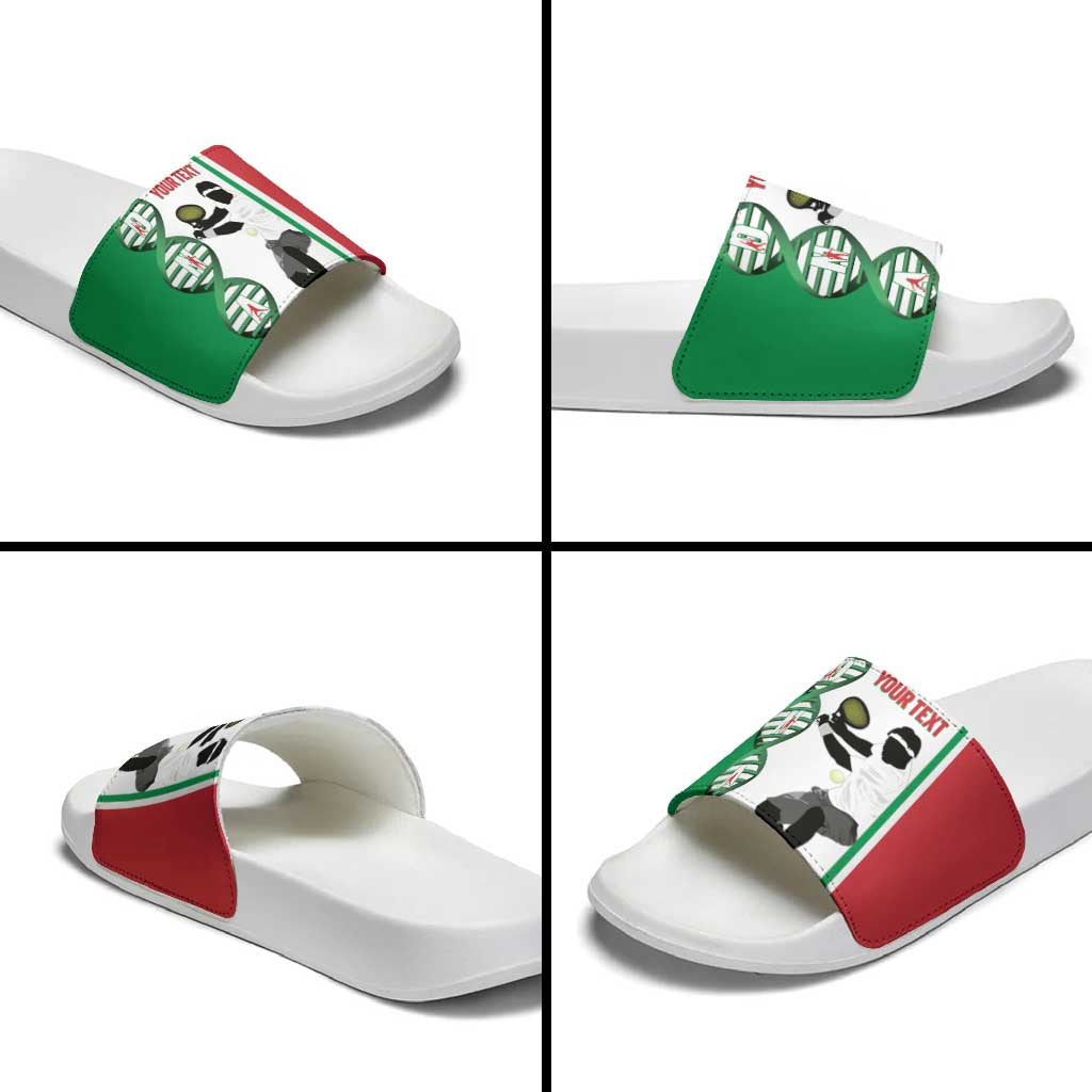 Personalised Italy Tennis Slide Sandals Its In My DNA - Wonder Print Shop