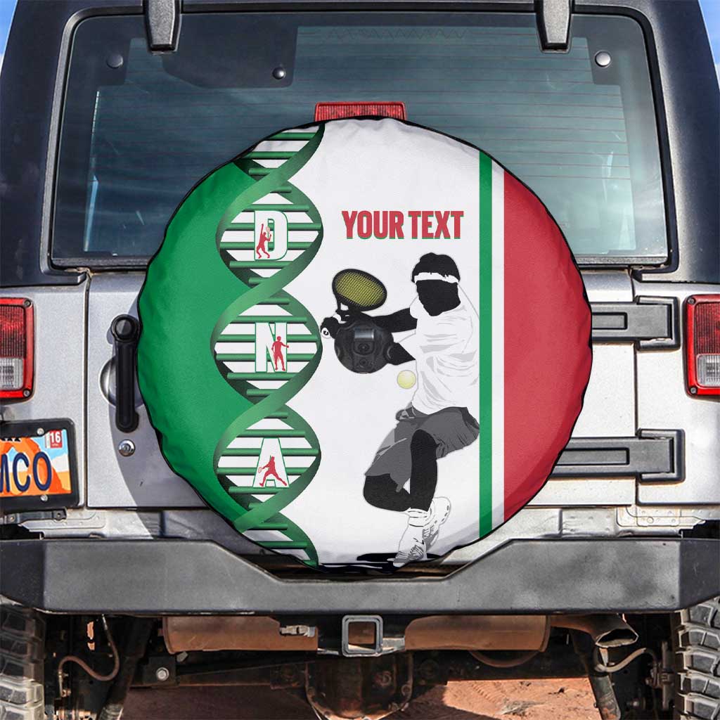 Personalised Italy Tennis Spare Tire Cover Its In My DNA - Wonder Print Shop