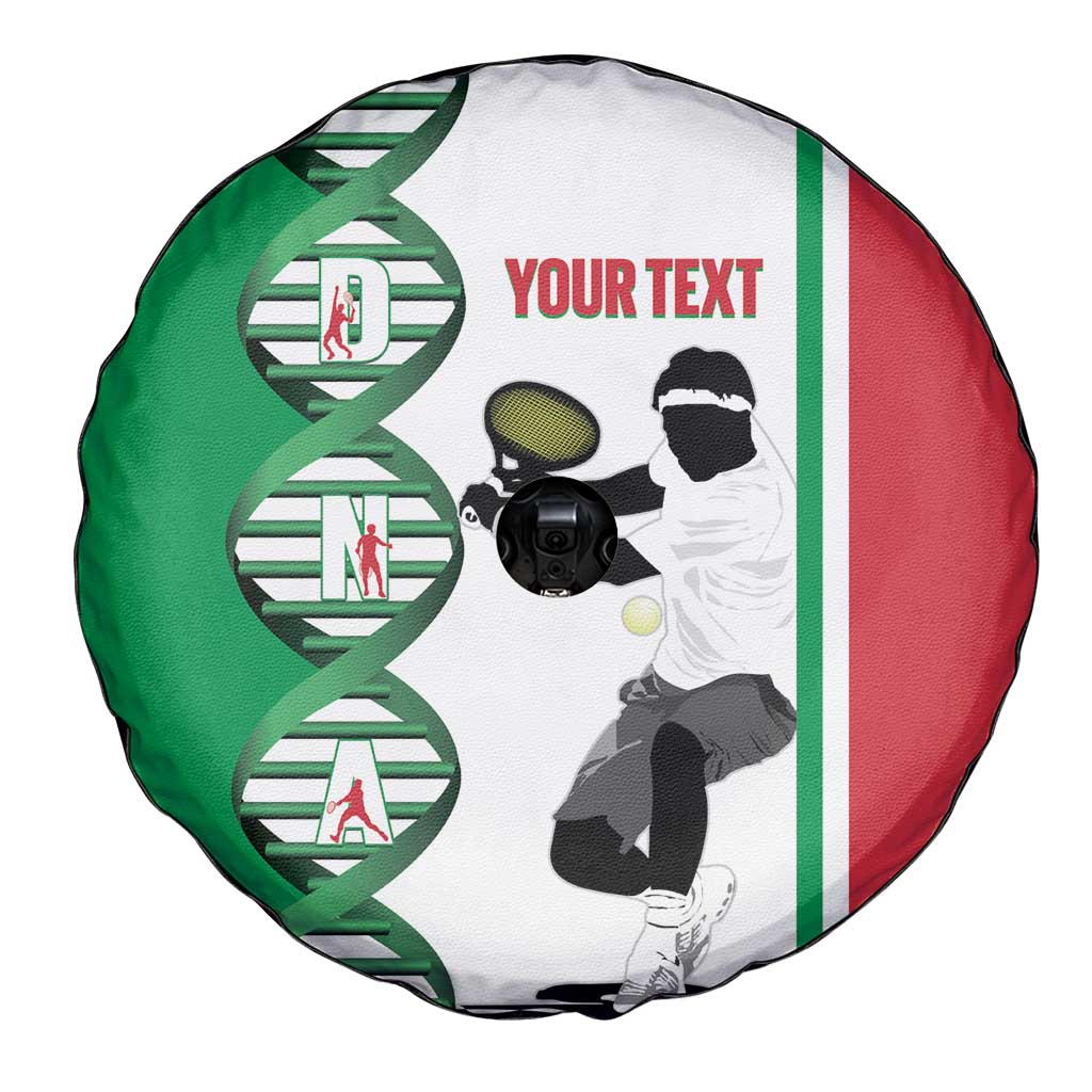 Personalised Italy Tennis Spare Tire Cover Its In My DNA - Wonder Print Shop