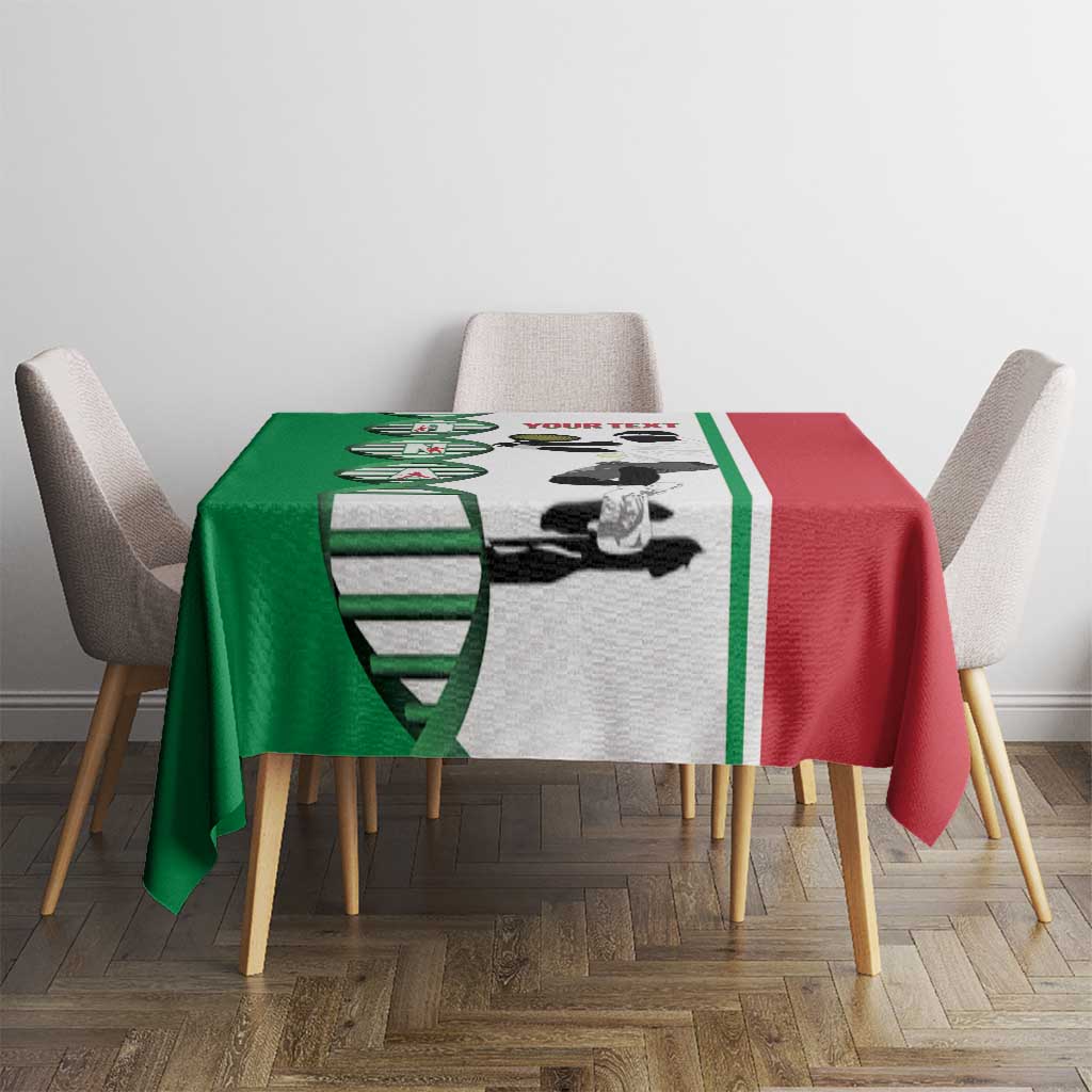 Personalised Italy Tennis Tablecloth Its In My DNA - Wonder Print Shop
