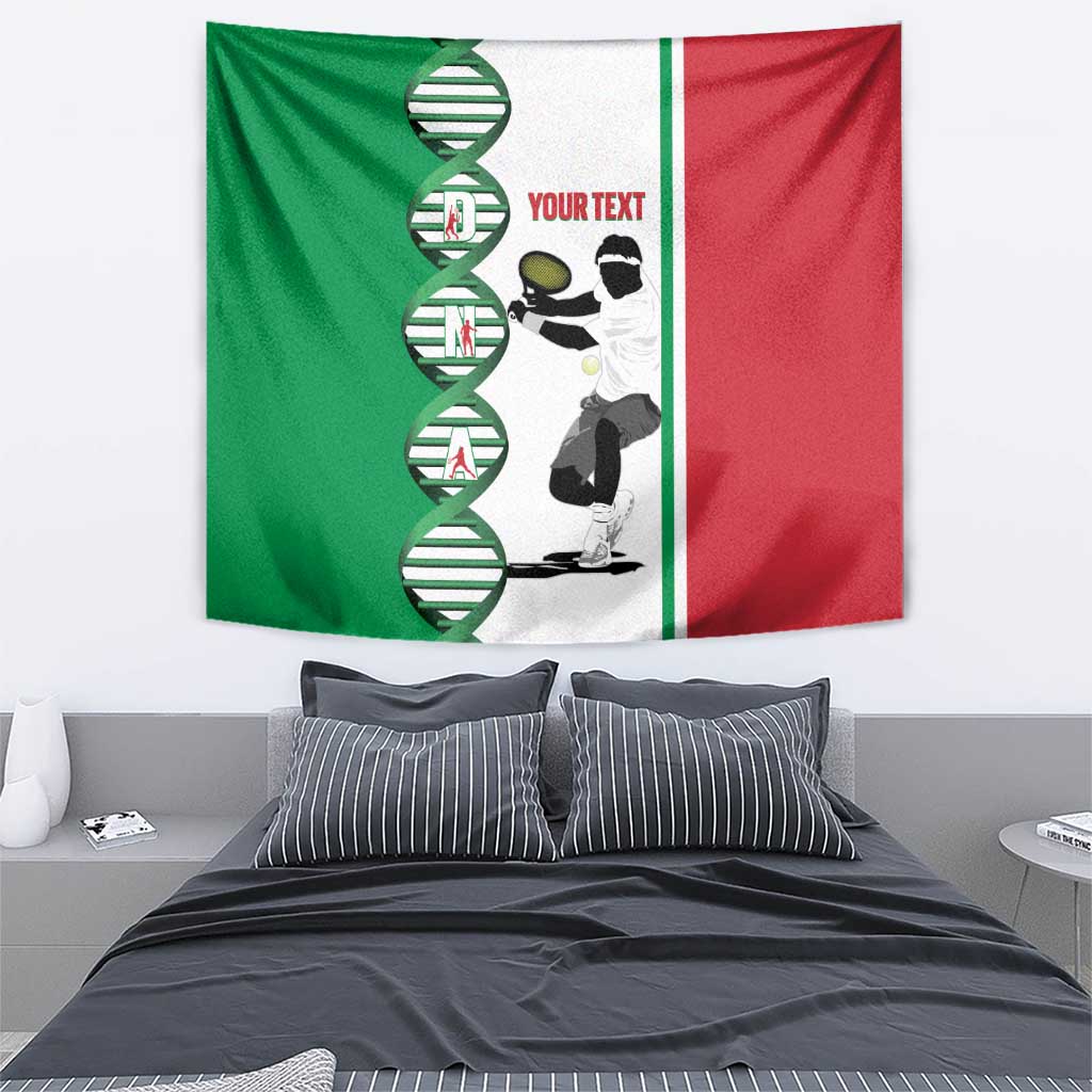 Personalised Italy Tennis Tapestry Its In My DNA - Wonder Print Shop