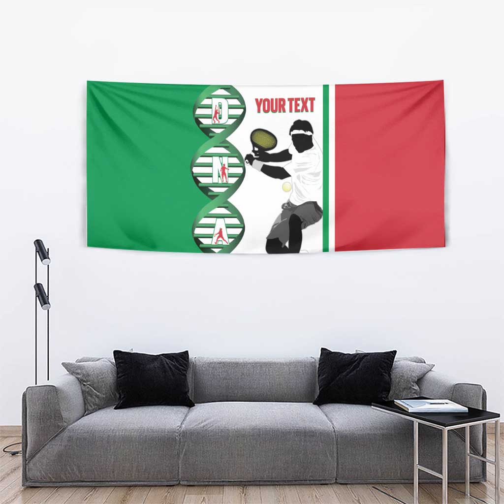 Personalised Italy Tennis Tapestry Its In My DNA - Wonder Print Shop