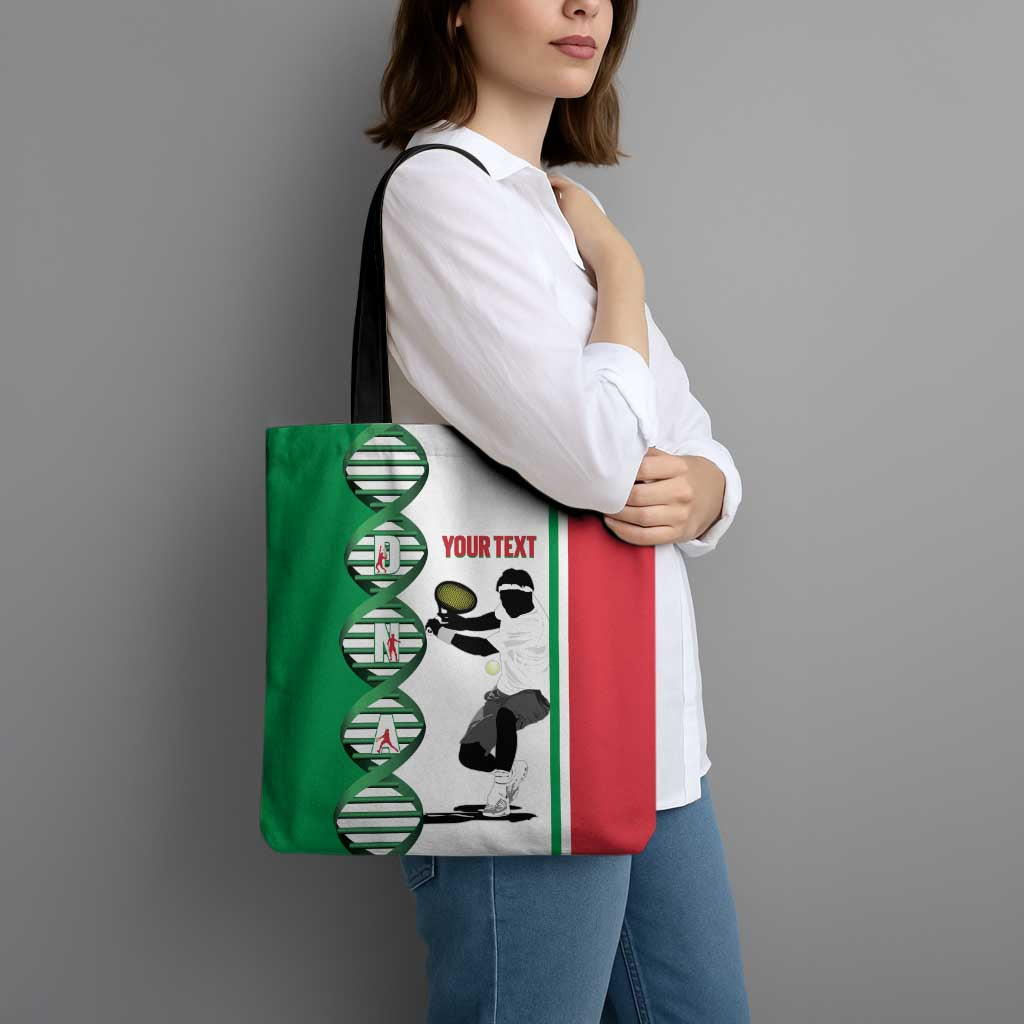 Personalised Italy Tennis Tote Bag Its In My DNA - Wonder Print Shop